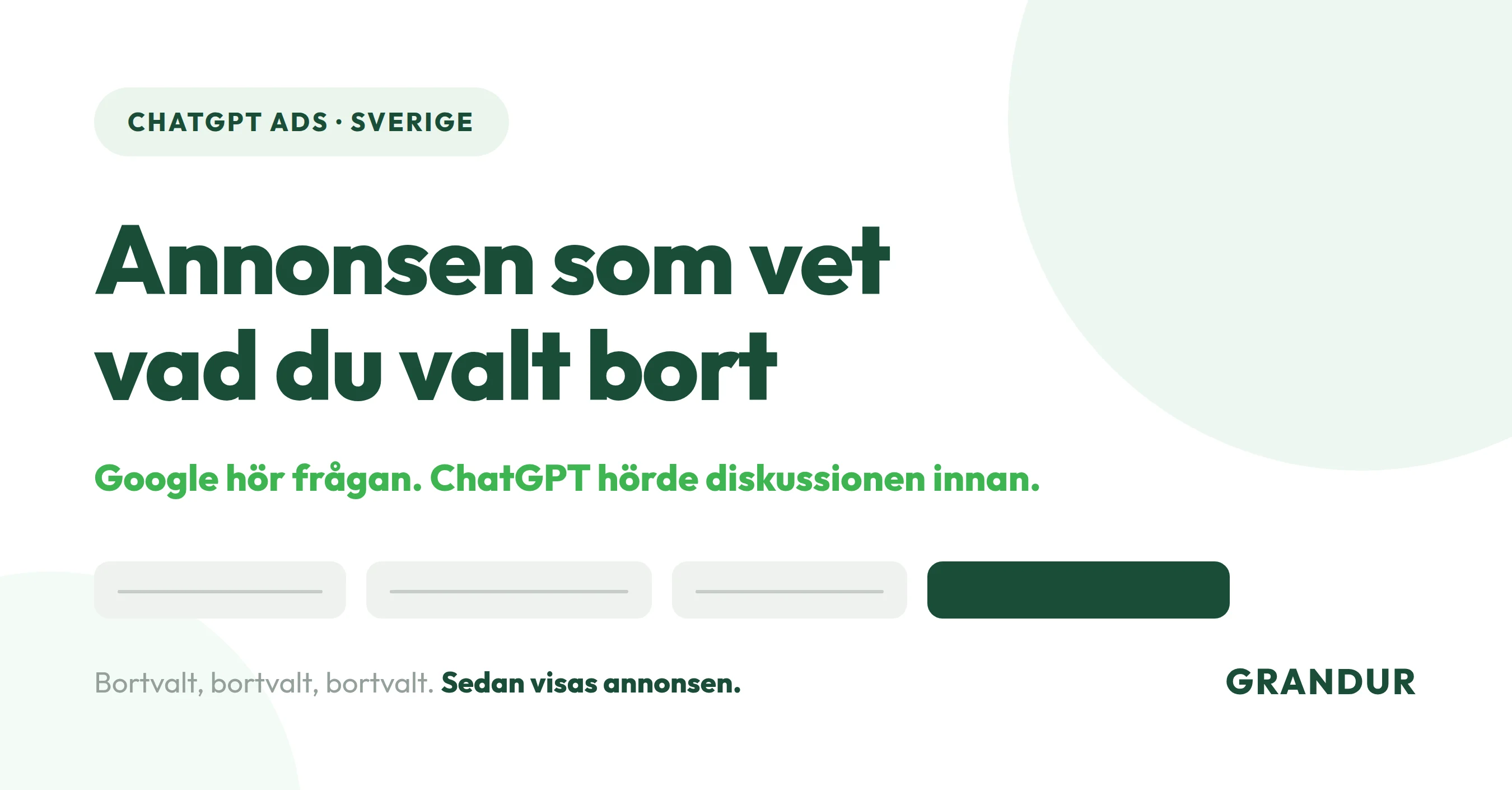 ChatGPT Ads Sverige